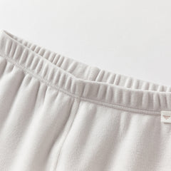 Dave&Bella Toddler Girls/Boys Autumn White/Grey Antibacterial Anti-mite Pajama Set