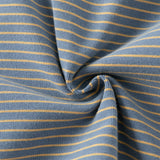Dave&Bella Toddler Boys Blue/Green Striped Versatile T-shirts Tops