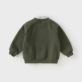 Dave&Bella Toddler Girls/Boys Cute Print Turtle Neck Casual Sweatshirts Tops