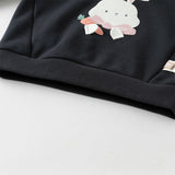 Dave&Bella Toddler Girls/Boys Cute Print Turtle Neck Casual Sweatshirts Tops