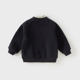 Dave&Bella Toddler Girls/Boys Cute Print Turtle Neck Casual Sweatshirts Tops