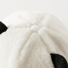 Dave&Bella Boys Winter Panda/Bear Style Plush Adjustable Dome Baseball Caps Hats
