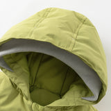 Dave&Bella Baby Girls/Boys Winter Rose/Green Windproof Hooded Down Rompers