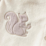 Dave&Bella Toddler Girls Beige Indoor Cozy Plush Pajamas