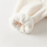 Dave&Bella Toddler Girls Beige Indoor Cozy Plush Pajamas