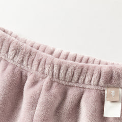 Dave&Bella Toddler Girls Winter Beige Indoor Cozy Plush Pajamas Set