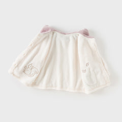 Dave&Bella Toddler Girls Winter Beige Indoor Cozy Plush Pajamas Set