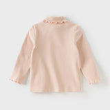 Dave&Bella Girls Toddler Pink/Green Cotton T-shirts Tops