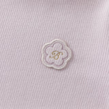 Dave&Bella Kids Girls Elegant Beige/Light Purple T-shirts Tops