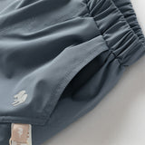 Dave&Bella Kids Boys Grey Blue Waterproof Plush-lined Outwear Cargo Pants