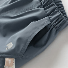 Dave&Bella Kids Boys Winter Grey Blue Waterproof Plush-lined Outwear Cargo Pants