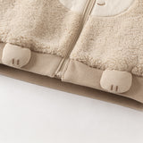 Dave&Bella Toddler Girls/Boys Cute Animal-style Outwear Hooded Plush Padded Coat