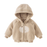 Dave&Bella Toddler Girls/Boys Cute Animal-style Outwear Hooded Plush Padded Coat