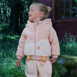 Dave&Bella Toddler Girls/Boys Cute Animal-style Outwear Hooded Plush Padded Coat