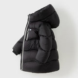 Dave&Bella Kids Girls/Boys Winter Cozy Mid-length Outwear Hooded Down Coats