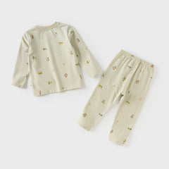 Dave&Bella Toddler Girls/Boys Winter Breathable Cotton Playful Print Pajamas Sets