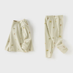 Dave&Bella Toddler Girls/Boys Winter Breathable Cotton Playful Print Pajamas Sets