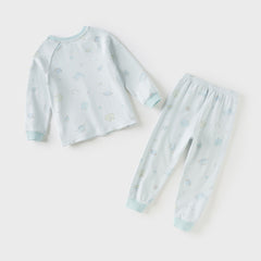 Dave&Bella Kids Girls/Boys Autumn Cute Cartoon Print Cozy Pajamas Sets