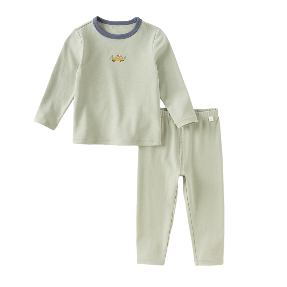 Dave&Bella Toddler Girls Cotton Multiple Pastel Color Indoor Pajamas