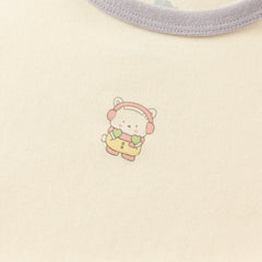 Dave&Bella Toddler Girls Autumn Cotton Multiple Pastel Color Indoor Pajamas Pants Set
