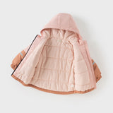 Dave&Bella Kids Girls/Boys Outdoor Windproof Hooded Padded Coats