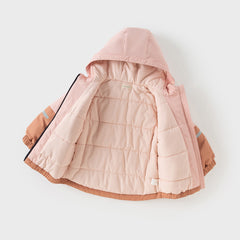 Dave&Bella Kids Girls/Boys Outdoor Windproof Hooded Padded Coats