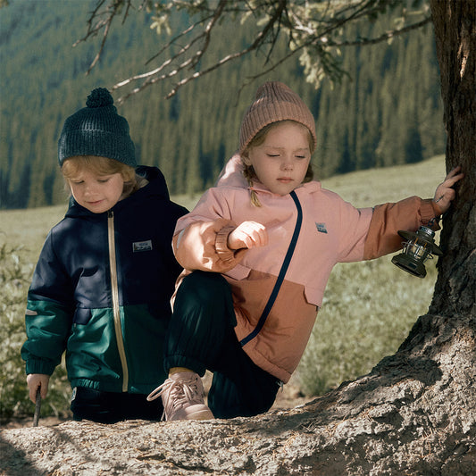 Dave&Bella Kids Girls/Boys Outdoor Windproof Hooded Padded Coats