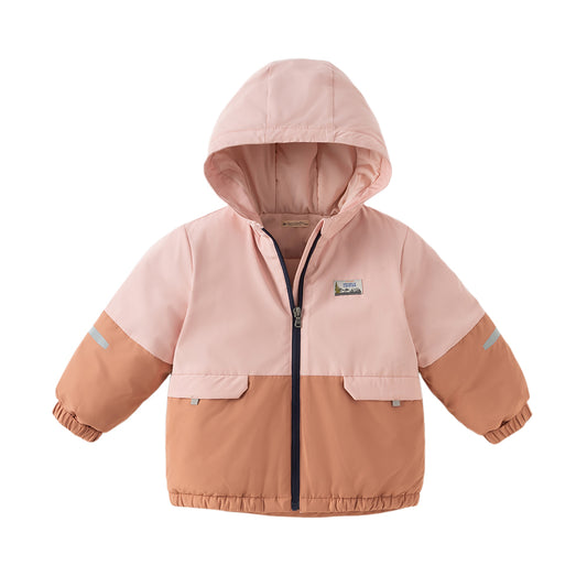 Dave&Bella Kids Girls/Boys Outdoor Windproof Hooded Padded Coats