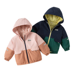 Dave&Bella Kids Girls/Boys Outdoor Windproof Hooded Padded Coats