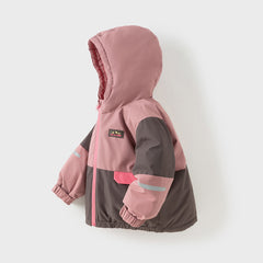 Dave&Bella Kids Girls/Boys Winter Warm Windproof Hooded White Duck Down Jacket
