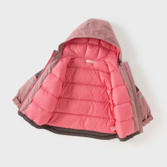 Dave&Bella Kids Girls/Boys Winter Warm Windproof Hooded White Duck Down Jacket