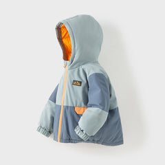 Dave&Bella Kids Girls/Boys Winter Warm Windproof Hooded White Duck Down Jacket