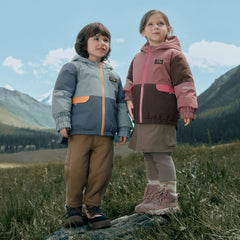 Dave&Bella Kids Girls/Boys Winter Warm Windproof Hooded White Duck Down Jacket