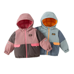 Dave&Bella Kids Girls/Boys Winter Warm Windproof Hooded White Duck Down Jacket