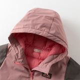 Dave&Bella Kids Girls/Boys Winter Warm Windproof Hooded White Duck Down Jacket