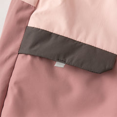 Dave&Bella Baby Girls/Boys  Grey Blue/Grey Pink Long sleeve Waterproof Hooded Rompers