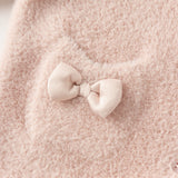 Dave&Bella Toddler Girls Sweet Grey Pink Outdoor Hooded Coats