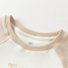Dave&Bella Toddler Boys Autumn Khaki/Light Grey Comfortable Pajamas Sets