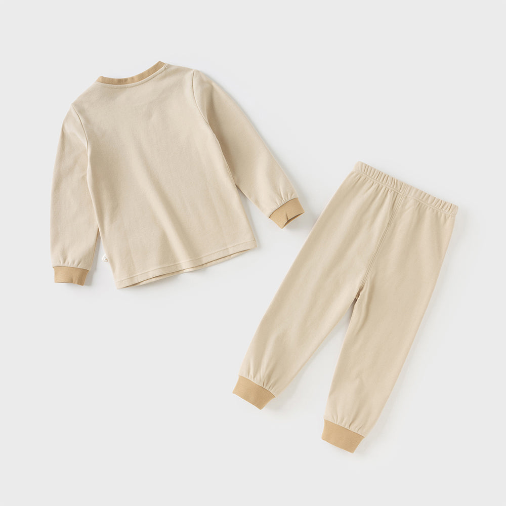 Dave&Bella Toddler Girls/Boys Cotton Indoor Breathable Sleepwear Pajamas