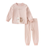 Dave&Bella Toddler Girls/Boys Cotton Indoor Breathable Sleepwear Pajamas
