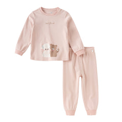 Dave&Bella Toddler Girls/Boys Autumn Cotton Indoor Breathable Sleepwear Pajamas