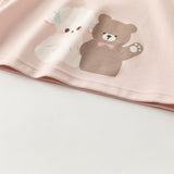 Dave&Bella Toddler Girls/Boys Cotton Indoor Breathable Sleepwear Pajamas
