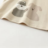 Dave&Bella Toddler Girls/Boys Cotton Indoor Breathable Sleepwear Pajamas
