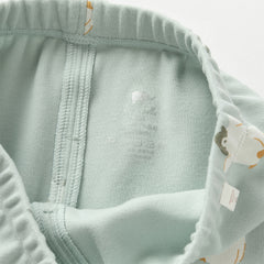 Dave&Bella Toddler Boys Autumn Cotton Cartoon Print Sleepwear Pajamas Pants Set