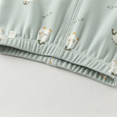 Dave&Bella Toddler Boys Autumn Cotton Cartoon Print Sleepwear Pajamas Pants Set