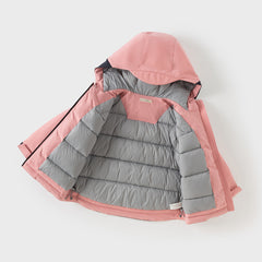 Dave&Bella Kids Girls/Boys Winter Outdoor Windproof Comfortable Hooded Down Coats
