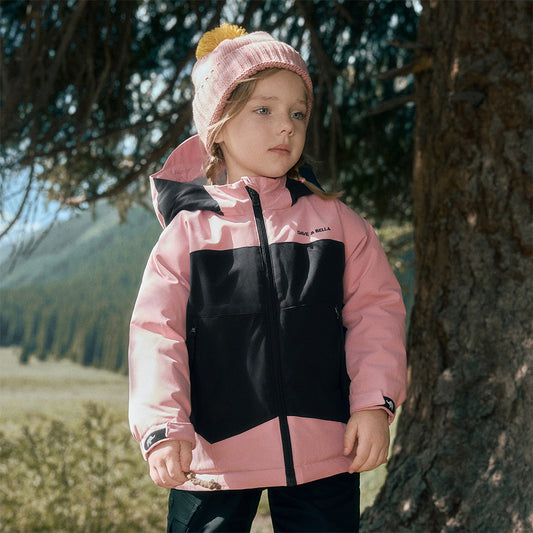 Dave&Bella Kids Girls/Boys Winter Outdoor Windproof Comfortable Hooded Down Coats