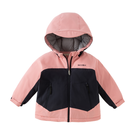 Dave&Bella Kids Girls/Boys Winter Outdoor Windproof Comfortable Hooded Down Coats