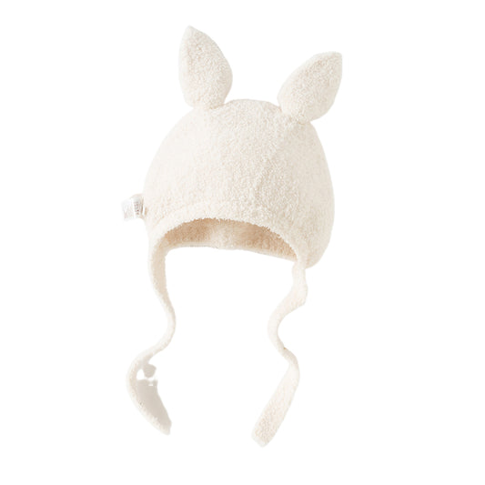 Dave&Bella Toddler Girls/Boys Beige/Khaki Cute Animal-shaped Ear-protection Pullover Hats