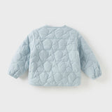 Dave&Bella Kids Boys Dinosaur Print/Blue Warm Padded Liner Jacket